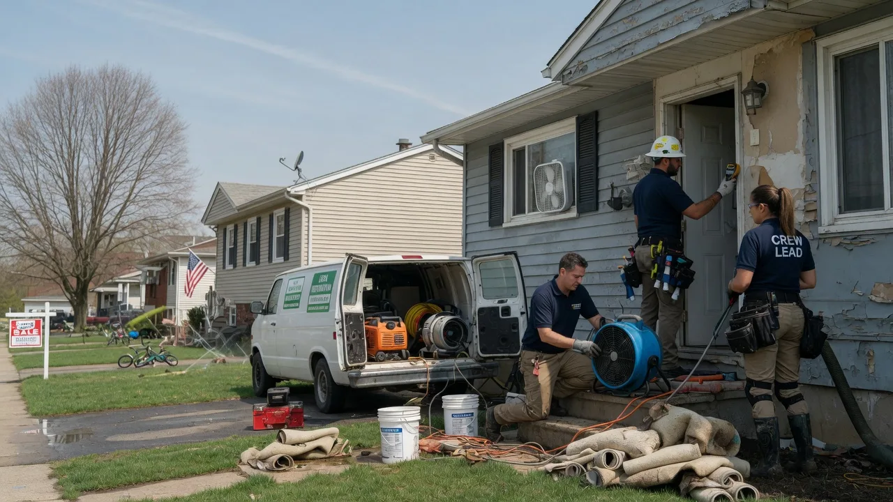 Flood Cleanup in East Greenwich, RI near me